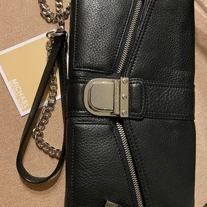 MICHAEL KORS (NEW) leather/full flap shoulder bag